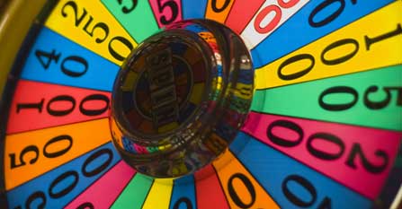 wheel of fortune wheel to determine pricing of products